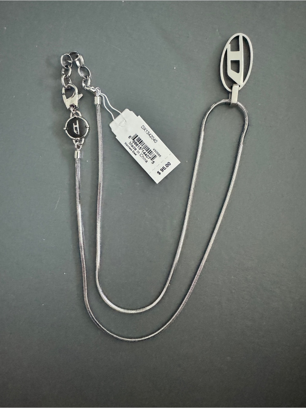 Diesel Pendant Necklace